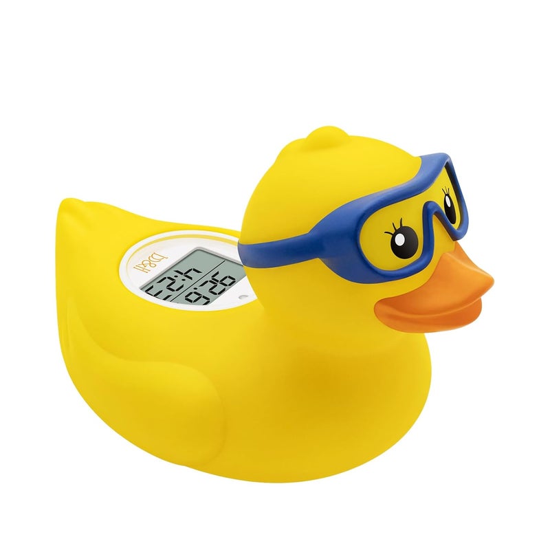 BH Baby Bath Thermometer and Room Thermometer - Upgraded Sensor, The Infant Tub Water Temperature Thermometer Floating Toy Safety Products (Diving-Goggles Duck) - Image 1